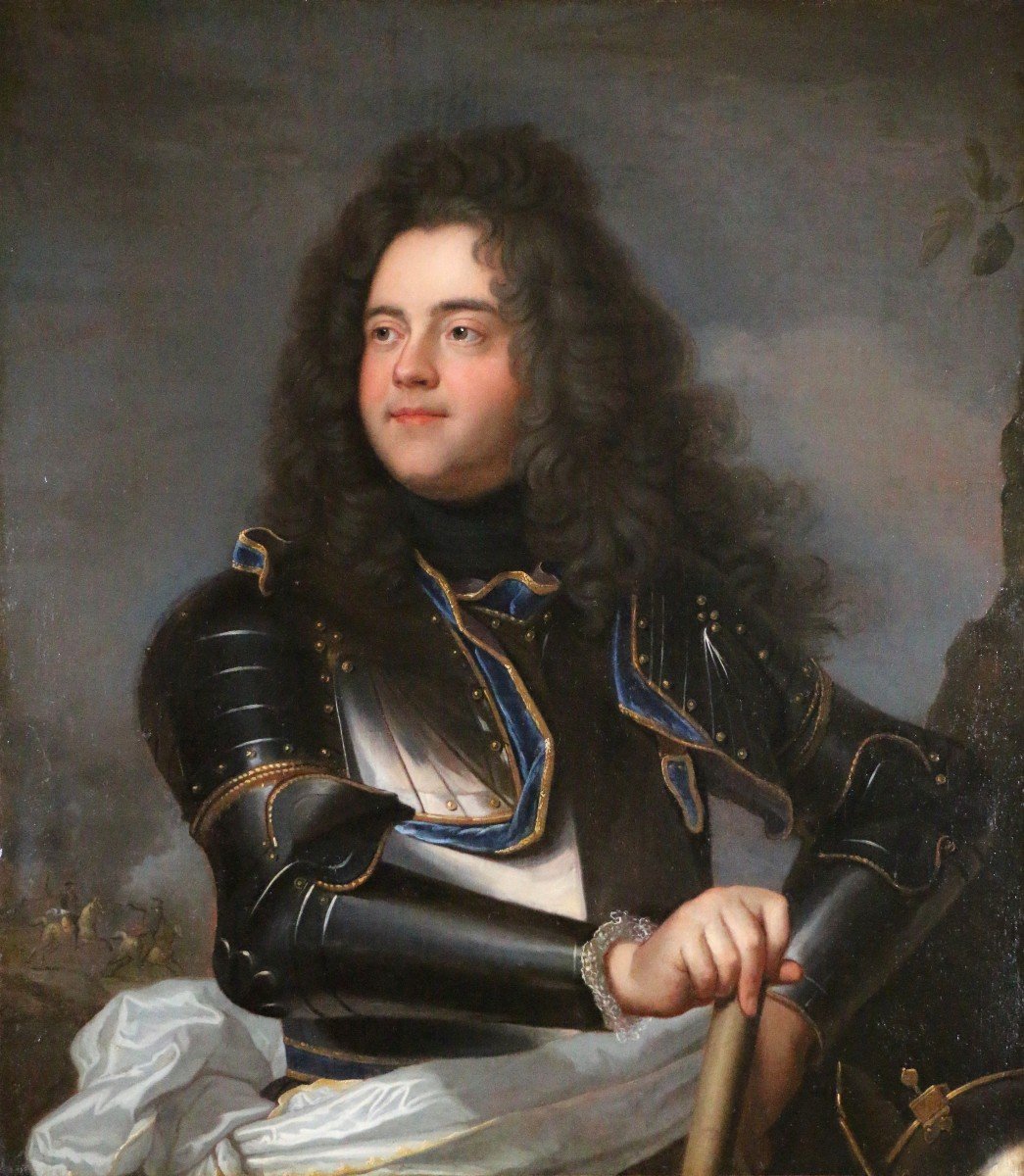 Hyacinthe Rigaud (1659-1743) Et Son Atelier. Portrait Du Comte d' Evreux Vers 1705-photo-2