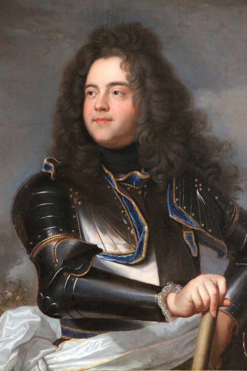 Hyacinthe Rigaud (1659-1743) Et Son Atelier. Portrait Du Comte d' Evreux Vers 1705-photo-3