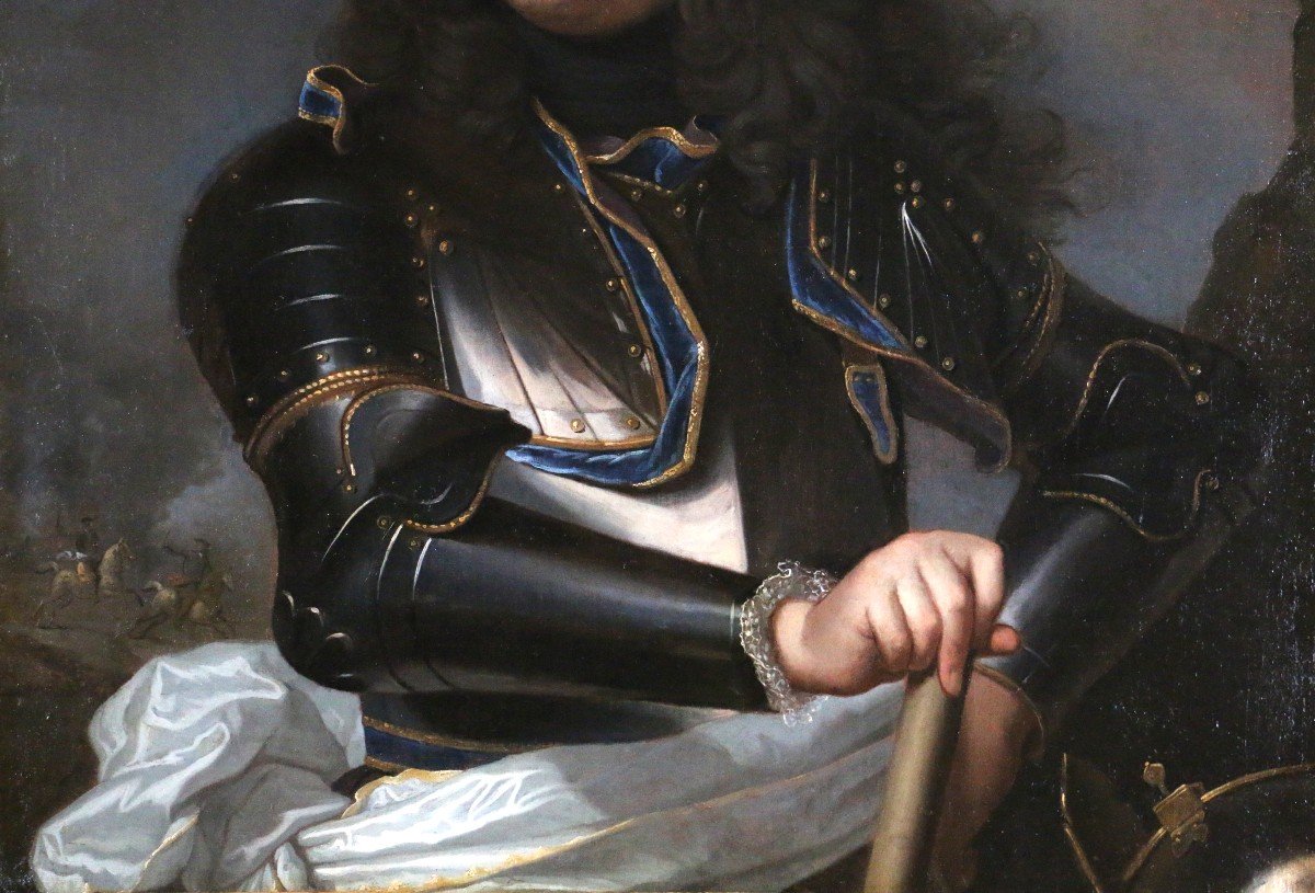 Hyacinthe Rigaud (1659-1743) Et Son Atelier. Portrait Du Comte d' Evreux Vers 1705-photo-1