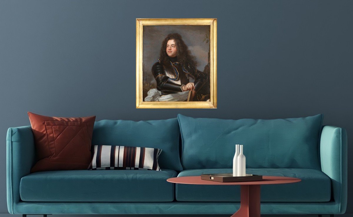 Hyacinthe Rigaud (1659-1743) Et Son Atelier. Portrait Du Comte d' Evreux Vers 1705-photo-4