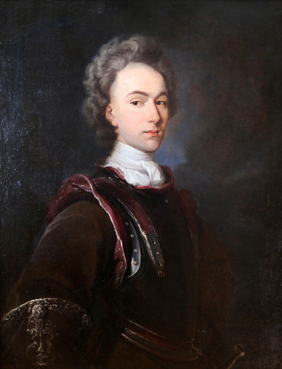 Nicolas De Largillierre Et Son Atelier, Portrait Du Jeune Prince Eugène De Savoie Carignan-photo-2