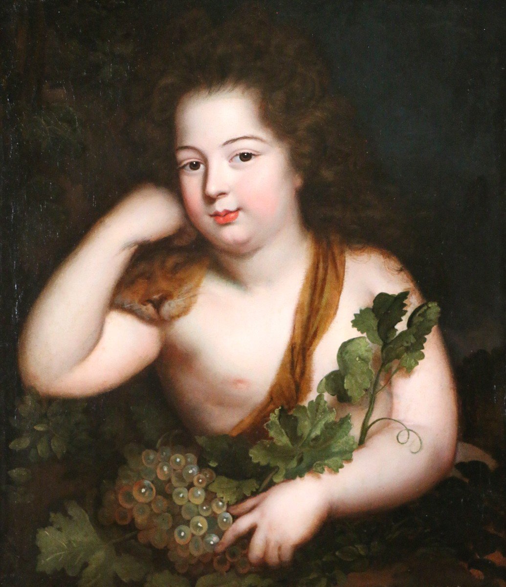 Jean Nocret (1615, 1672) Attributed. The Grand Dauphin As Dionysus.-photo-2