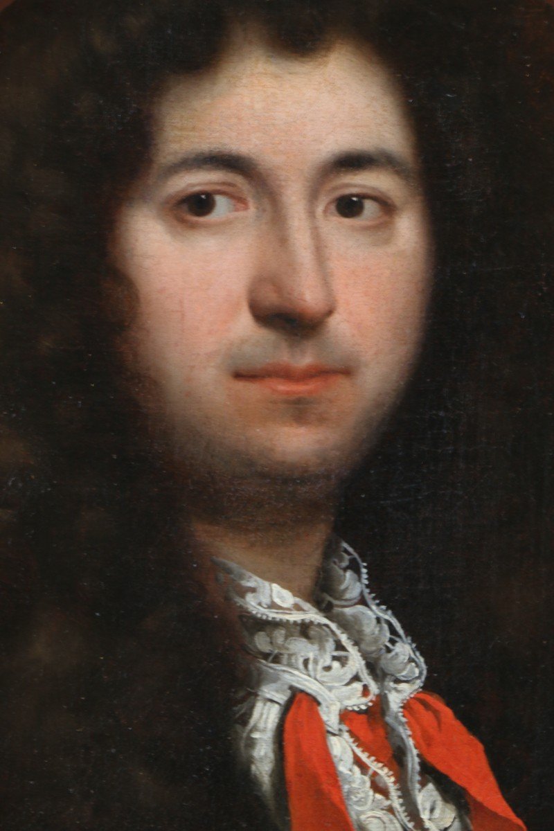 Pierre Mignard (1612-1695) Attributed. Portrait Of A Man Of Quality Circa 1680.-photo-3