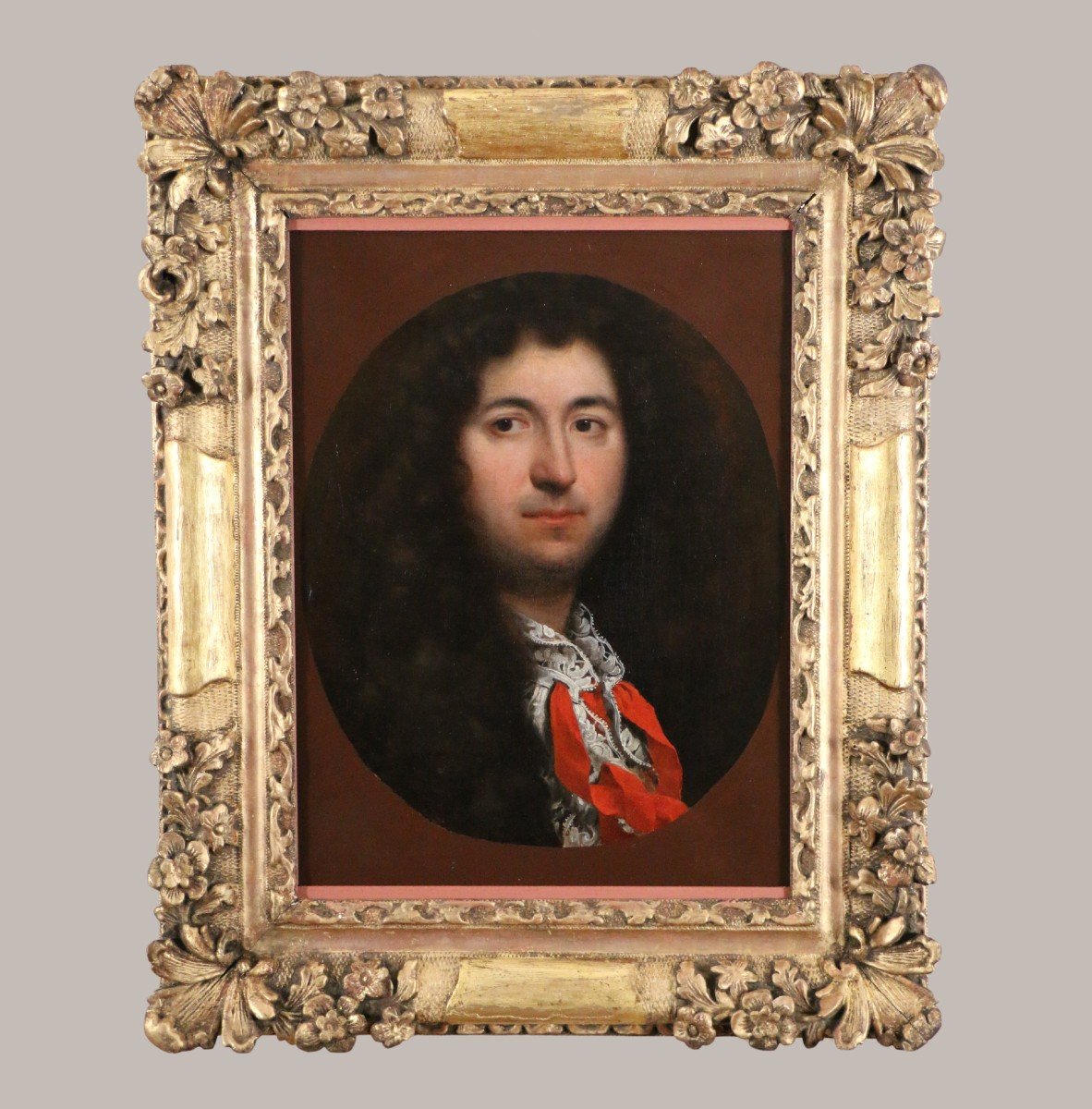 Pierre Mignard (1612-1695) Attributed. Portrait Of A Man Of Quality Circa 1680.