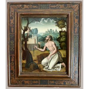 Simon De Châlons (1500-1561) Attributed. Saint Jerome Around 1520-1530