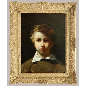 Entourage De Théodore Géricault (1791–1824) Portrait D’un Jeune Garçon Vers 1830.