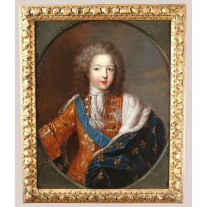 Ecole Française De La Seconde Moitié Du 18è D’après Pierre Gobert. Louis XV Enfant à 10 Ans.