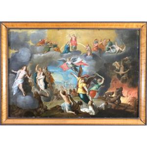 17th Century Northern School After Christoph Schwarz (1541-1592), The Last Judgment.