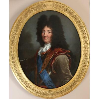 Hyacinthe Rigaud (1659-1743) Et Atelier- Portrait De Louis XIV (version De 1694)
