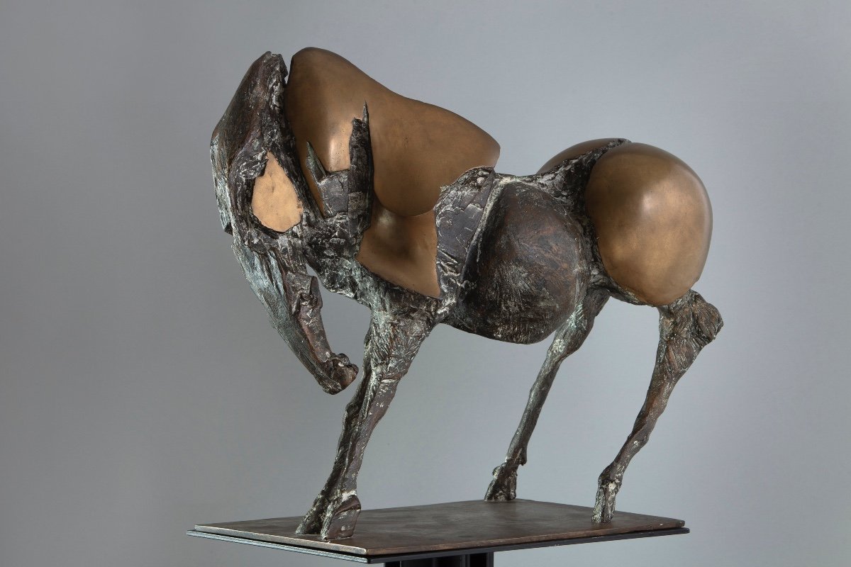 Cheval De Bronze De Nag Arnoldi (Locarno 1928 - Lugano 2017). -photo-4