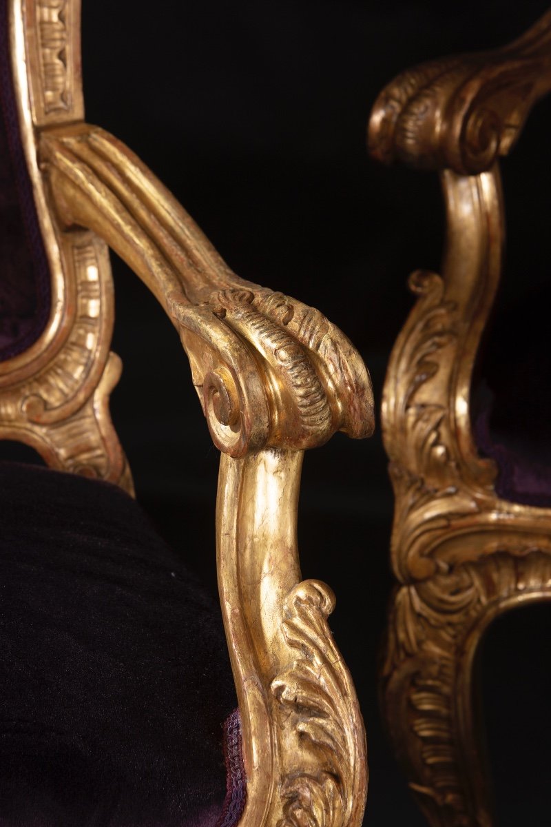 Pair Of Louis XV Armchairs-photo-2