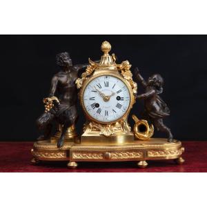 Pendule Louis XV Avec Satyres