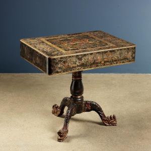 Chinese Game Table, Canton (china), Circa 1850