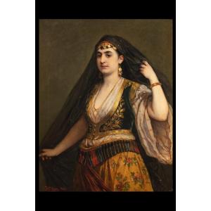 Orientalist Painting By Cesare Dell'acqua