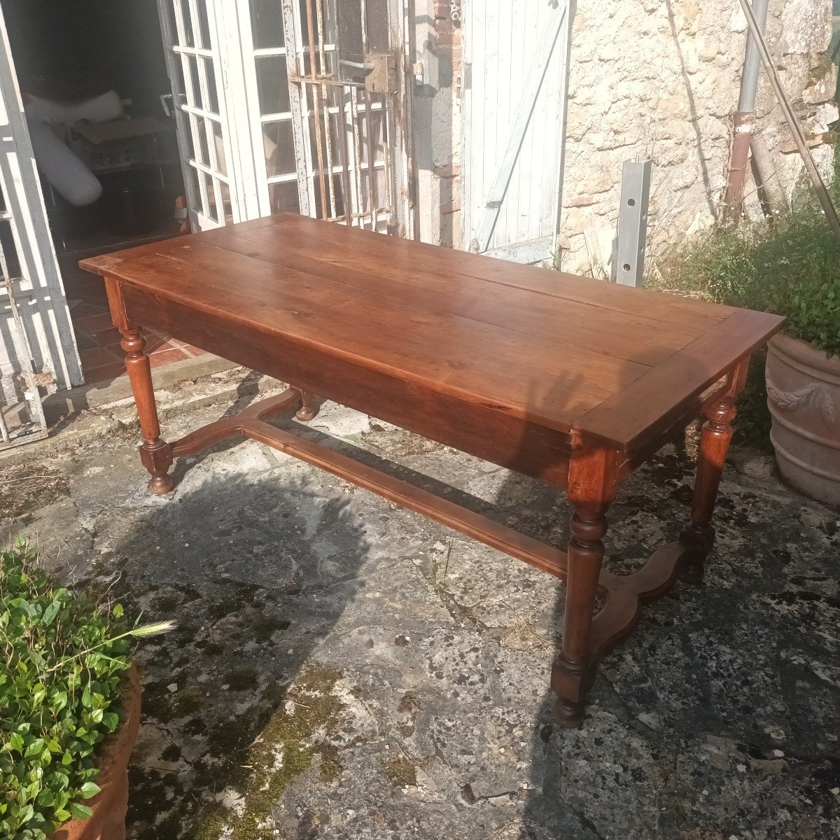 Beautiful Farmhouse Table Early 19 -th Century-photo-2