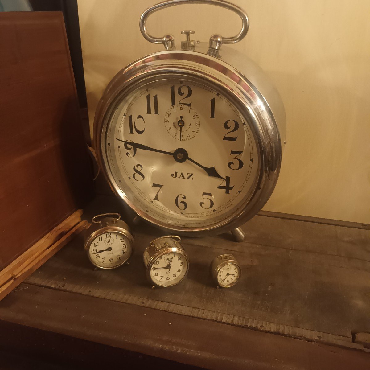 Extremely Rare Jaz Giant Showcase Alarm Clock Replica Model 1920-1930-photo-4