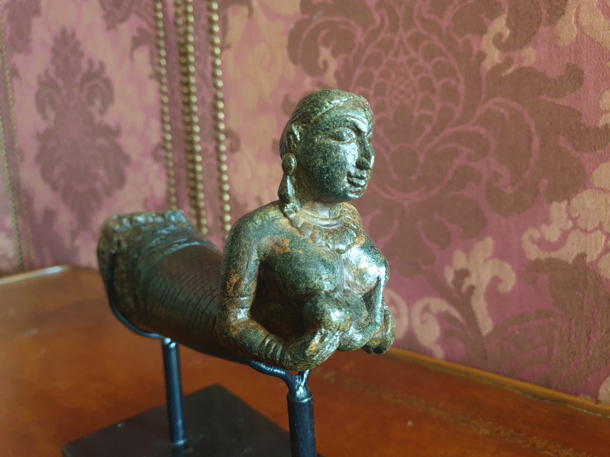 19th Century Maternity Figure Statuette-photo-3