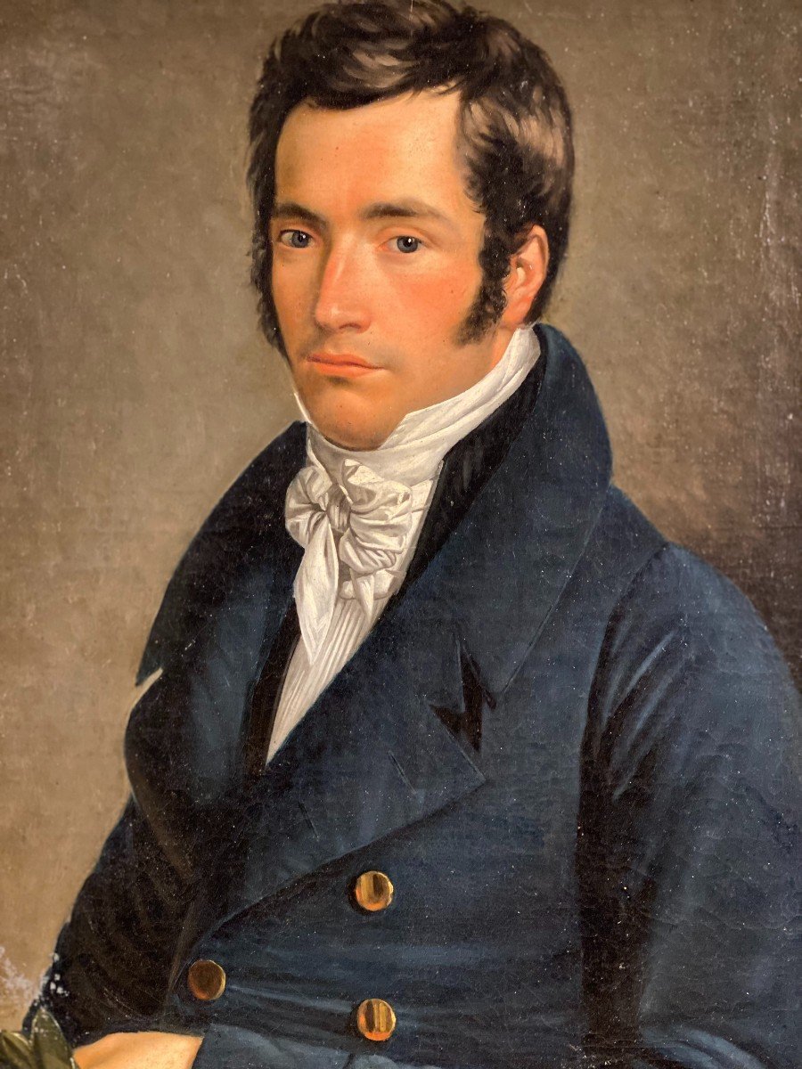 Portrait D’un Notable Vers 1850-photo-2