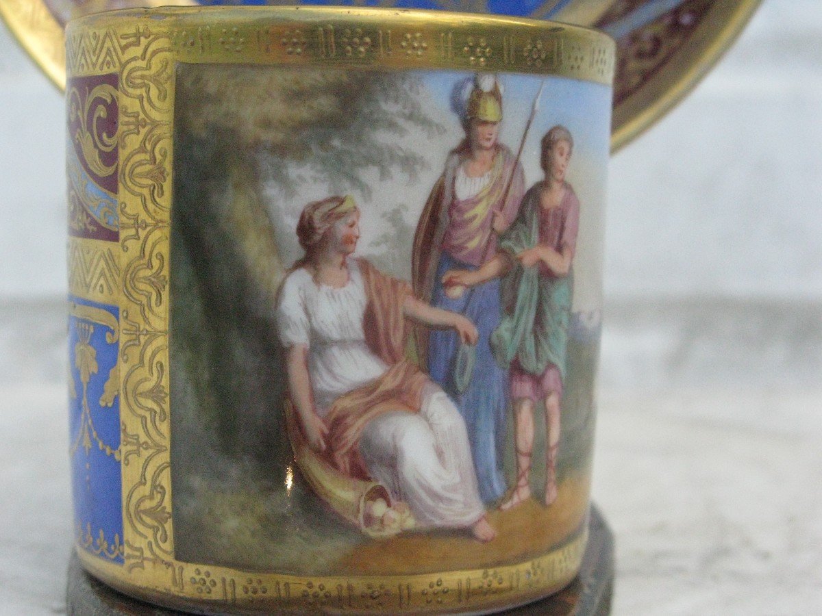 Meissen Porcelain Cup Early 19th Century-photo-3
