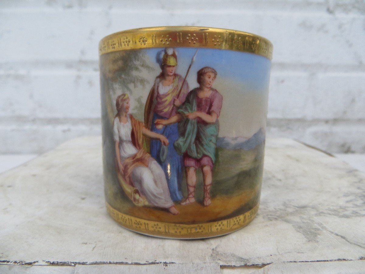 Meissen Porcelain Cup Early 19th Century-photo-3