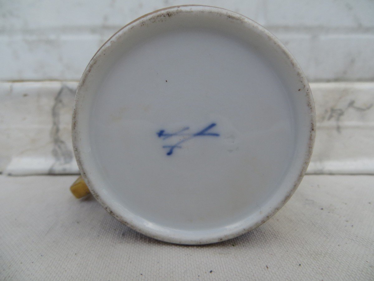 Meissen Porcelain Cup Early 19th Century-photo-6