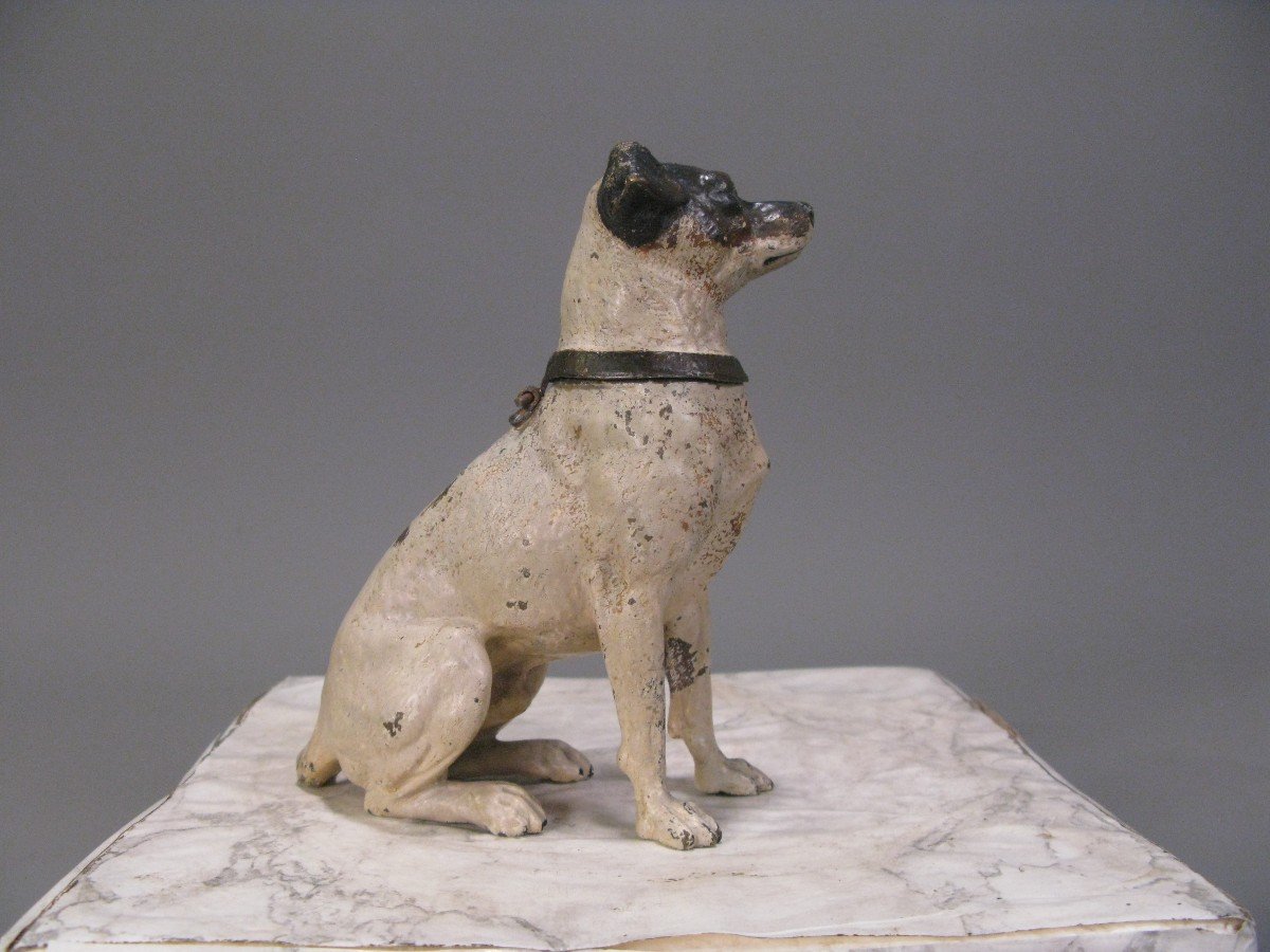 Vienna Bronze Sitting Dog -photo-4