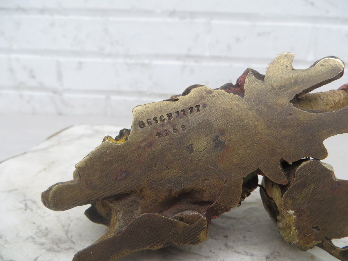 Bronze Camel Driver From Vienna Signed-photo-5