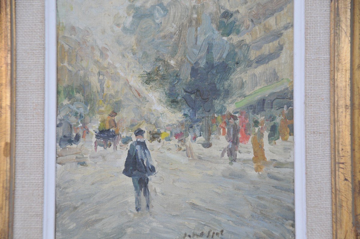 Boulevard Haussmann Paris, Signé Gabriel Spat -photo-3