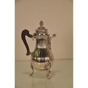 Louis XVI Period Silver Coffee Pot 