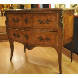 Louis XV Period Sauteuse Chest Of Drawers Stamped Pierre Fléchy 