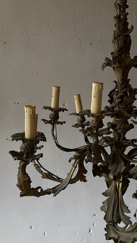 Lustre Rocaille Bronze-photo-2