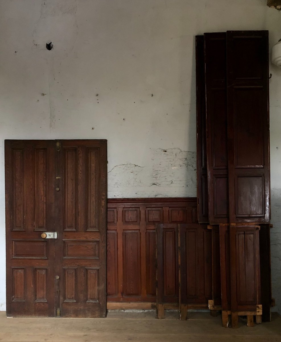 Double Portes Et Boiserie Chêne