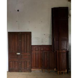 Double Doors And Oak Woodwork