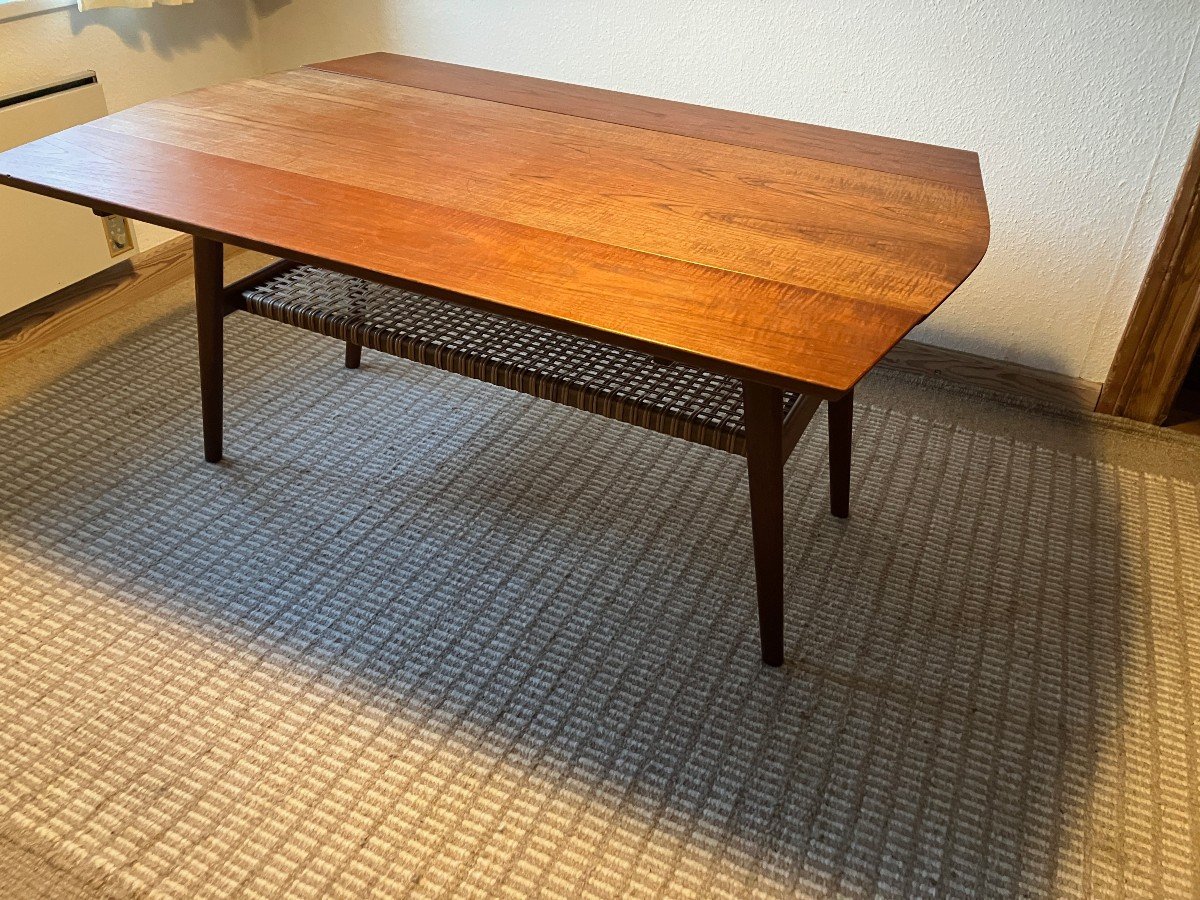 Vintage Danish Coffee Table 1960 In Rosewood By Heltborg Mobler-photo-3