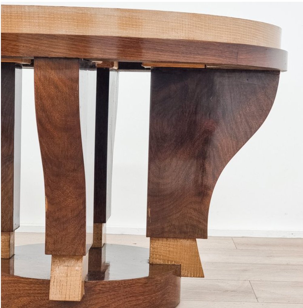 Art Deco Pedestal Table-photo-2