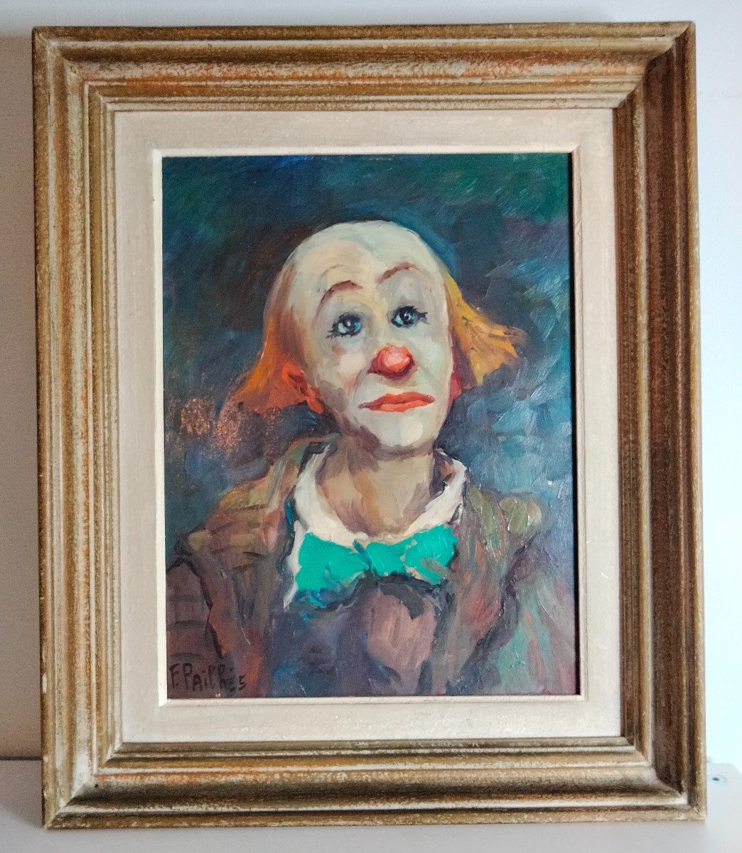 Painting By Fred Pailhes - The Clown