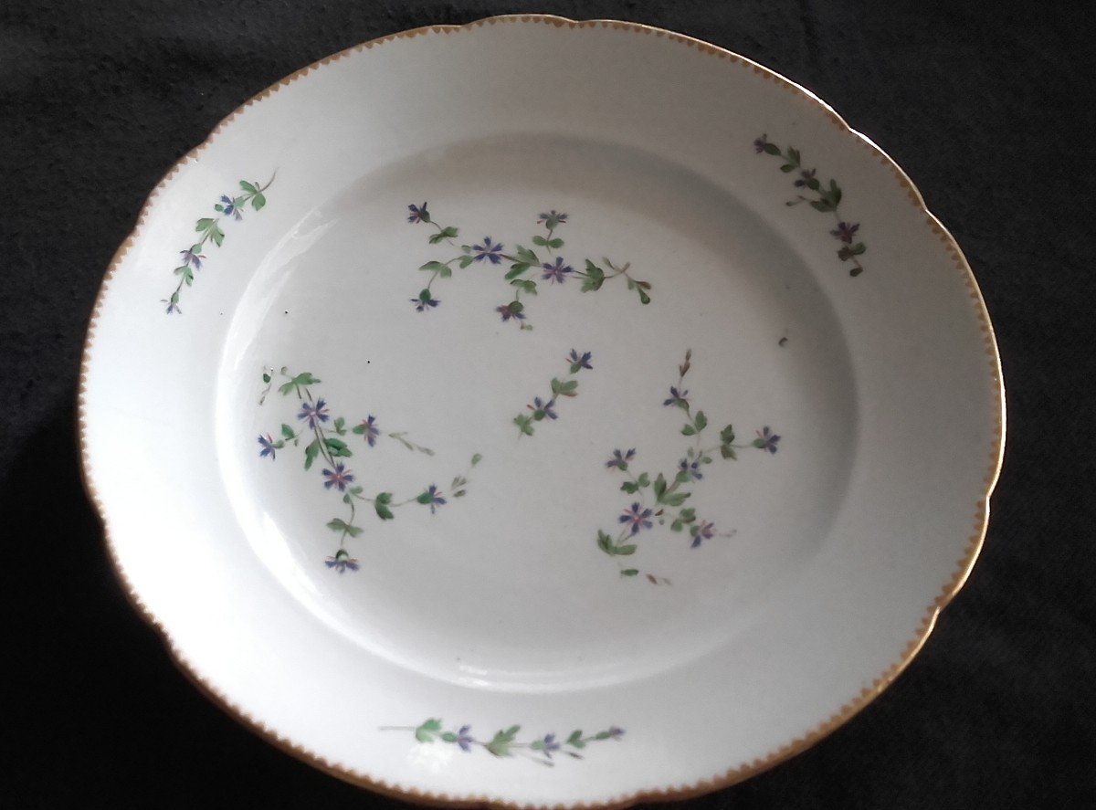 Assiette Verneuilh  Porcelaine De Bordeaux XVIIIe