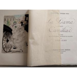 Livre La Dame Aux Camélias Illustré Louis Icart 1938