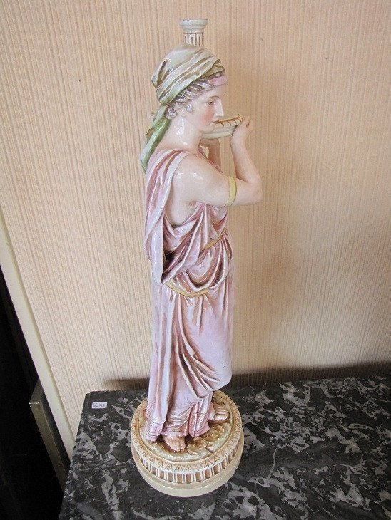 Statuette en faïence-photo-3