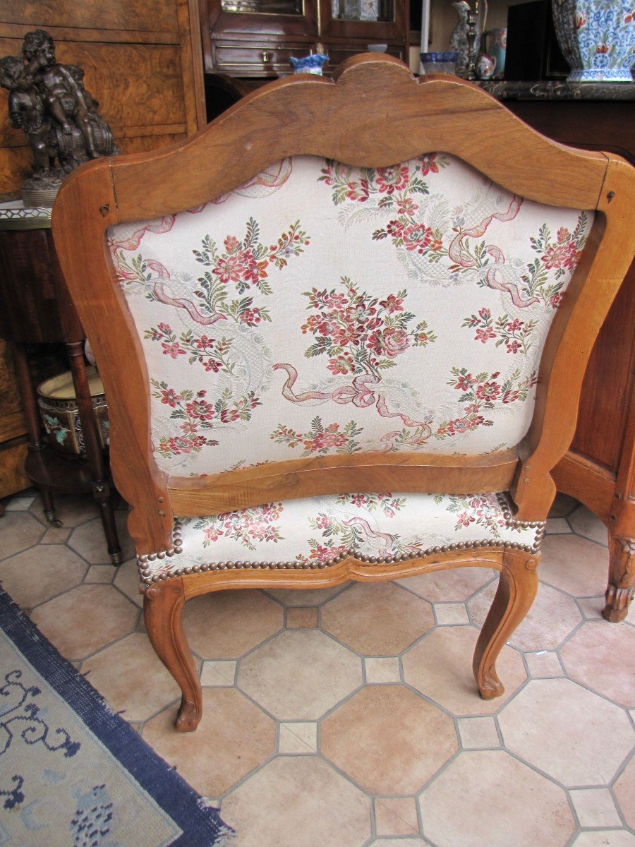 Paire  de fauteuils Louis XV-photo-3