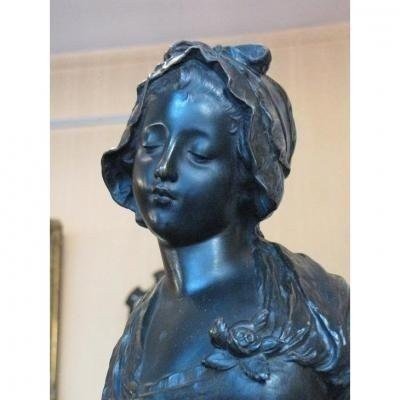 Young Woman In Bronze-photo-4