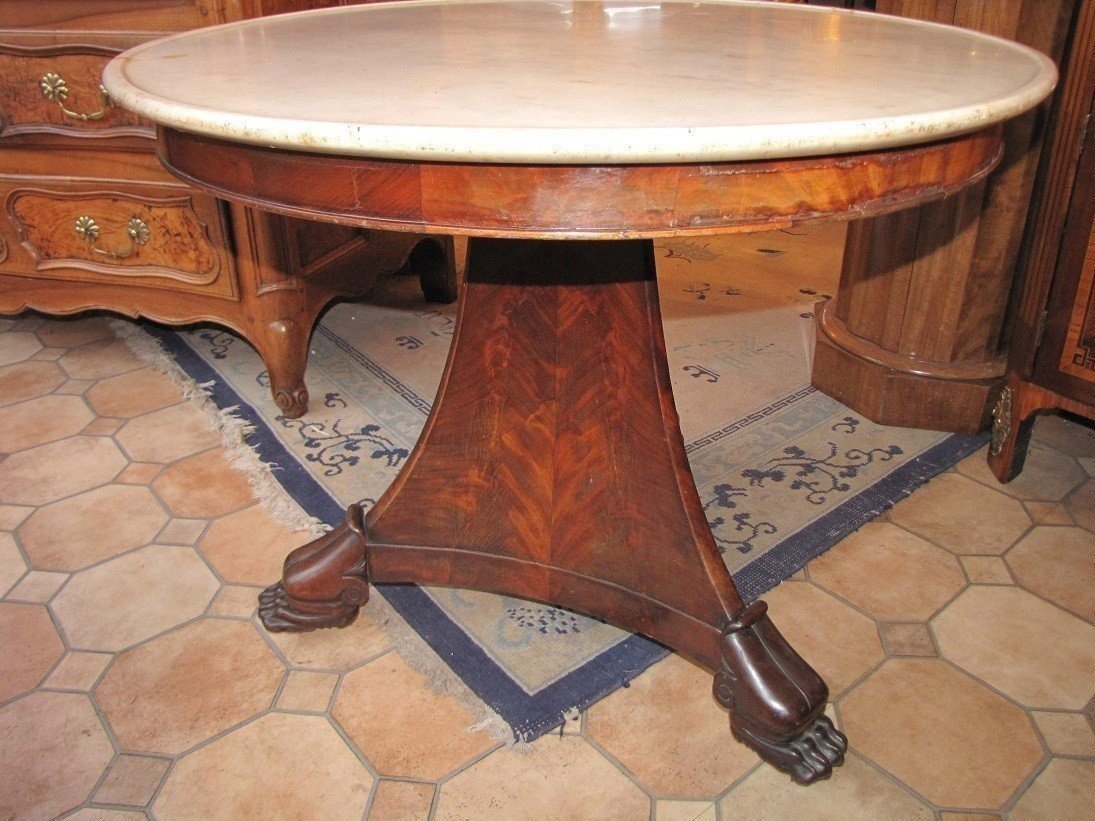 Tripod Pedestal Table-photo-2