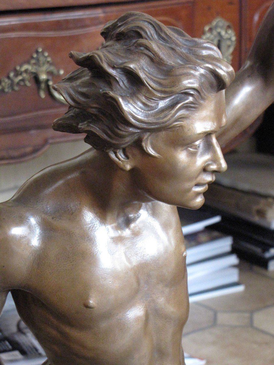 Homme en bronze