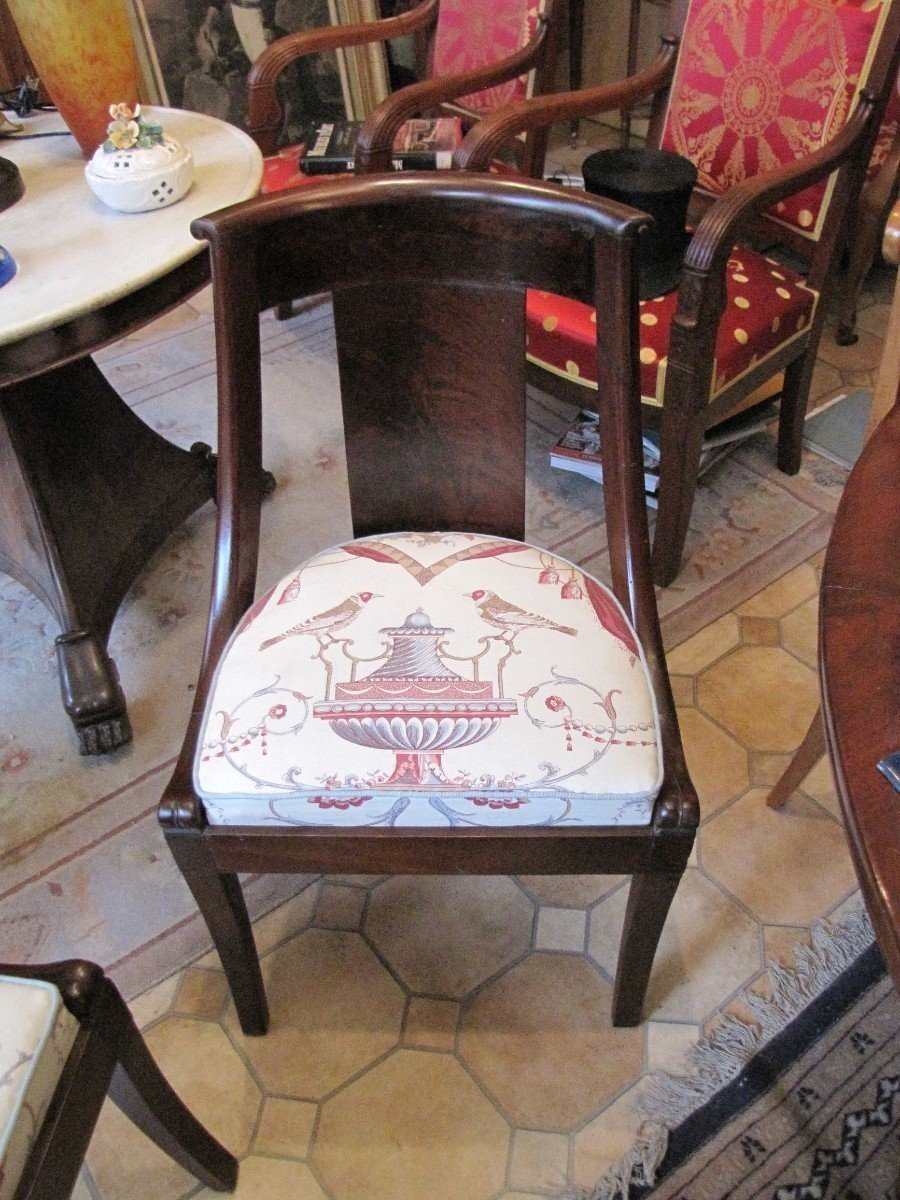 Paire de chaises empire-photo-3