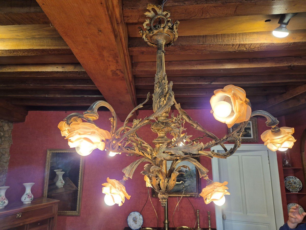 Bronze Chandelier-photo-2