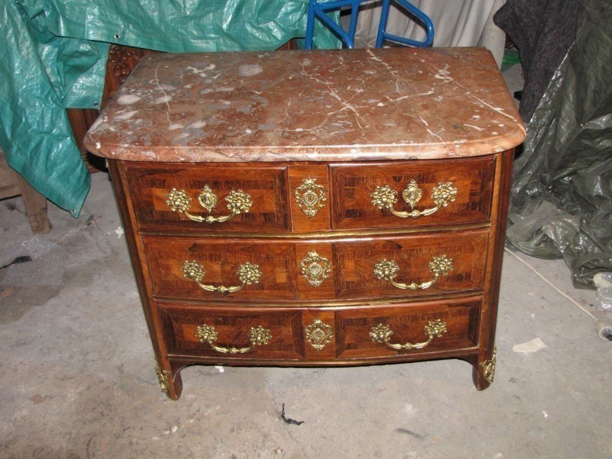 Small Regency Chest Of Drawers-photo-2