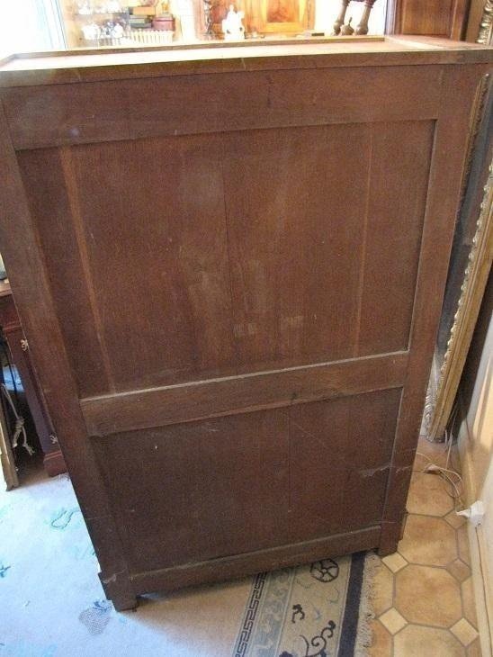 Mahogany Secretary With Doors-photo-3