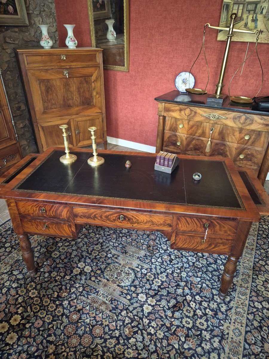 Bureau Plat En Acajou