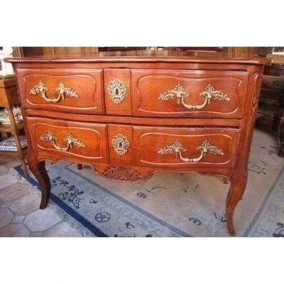 Petite commode Louis XV-photo-4