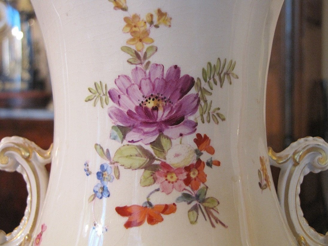 Pair Of Sarguemines Vases-photo-4